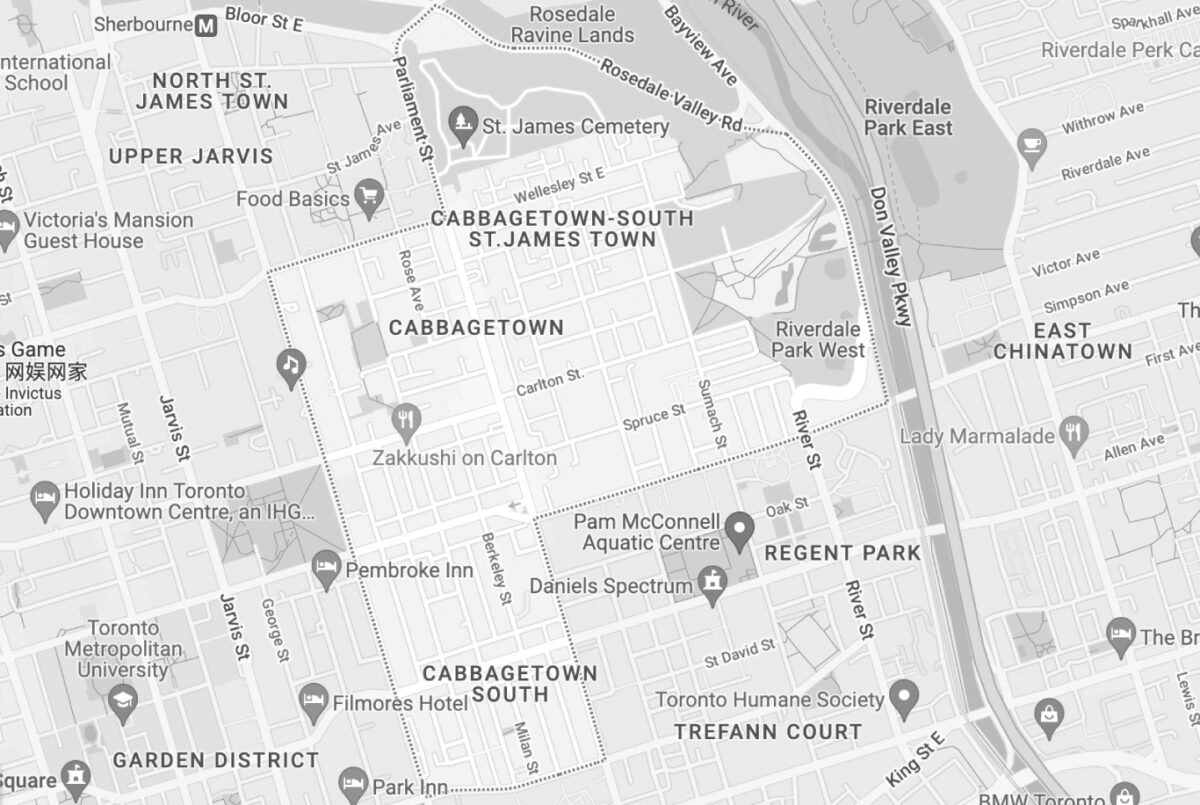 Map of Cabbagetown