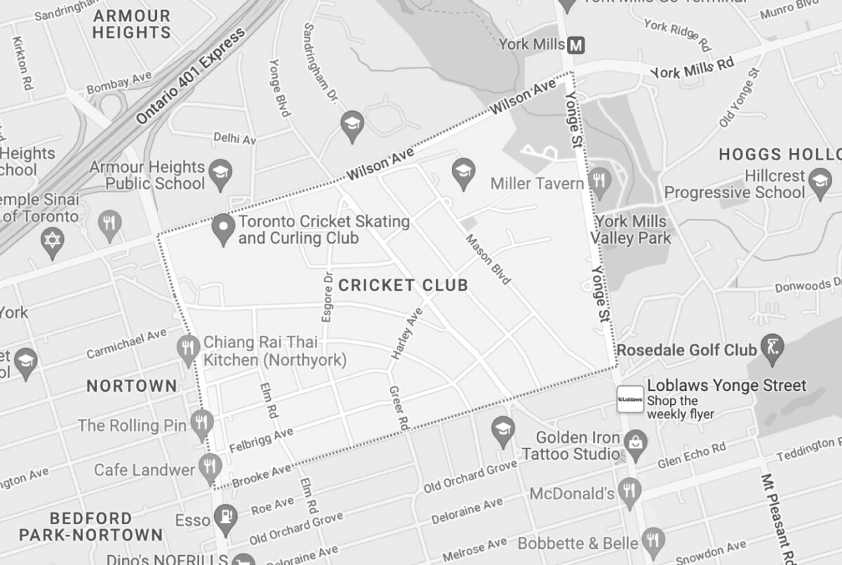 Map of Cricket Club