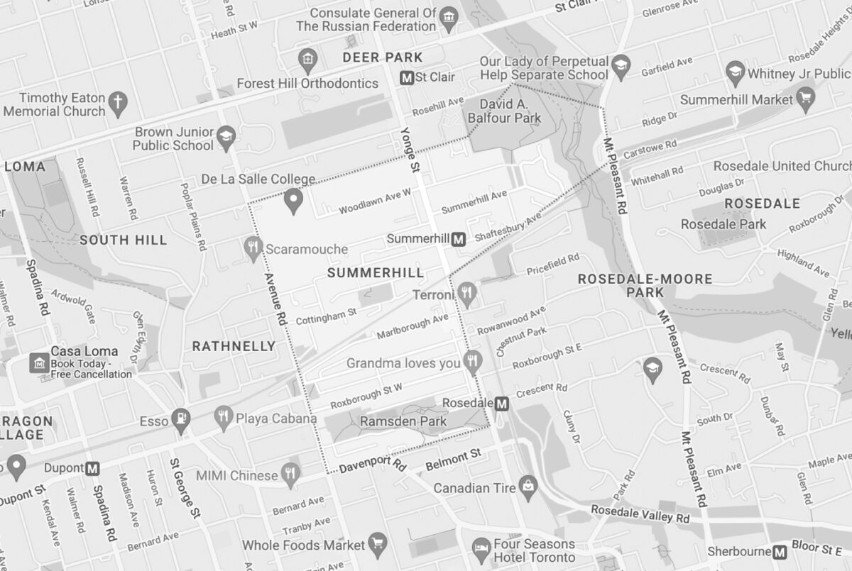 Map of Summerhill